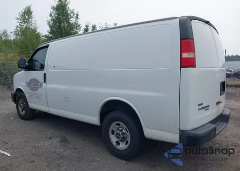 2011 Chevrolet Express 2500 Work Van from USA, damaged, VIN 1GCWGFCA8B1135785